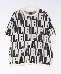 【MMMM】ダブルジャガードニット PARALLEL、CHAIN、 TEE