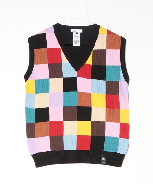 DOUBLE STANDARD CLOTHING(ダブルスタンダードクロージング)の「マルチカラーニットベスト(ベスト・レディース・マルチ・36/38)」の13枚目の写真