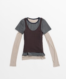 PRANK PROJECT（プランクプロジェクト）の「【2026Autumn Pre-Order】トリプルレイヤードトップス / Triple Layered Top（Tシャツ/カットソー）」