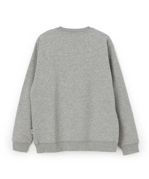 FILA（フィラ）の「EMBOSS LOGO SWEAT SHIRT / エンボスロゴ　スウェットシャツ（スウェット・メンズ・ベージュ/ブラック/グレー・XL/L/M）」の6枚目の写真