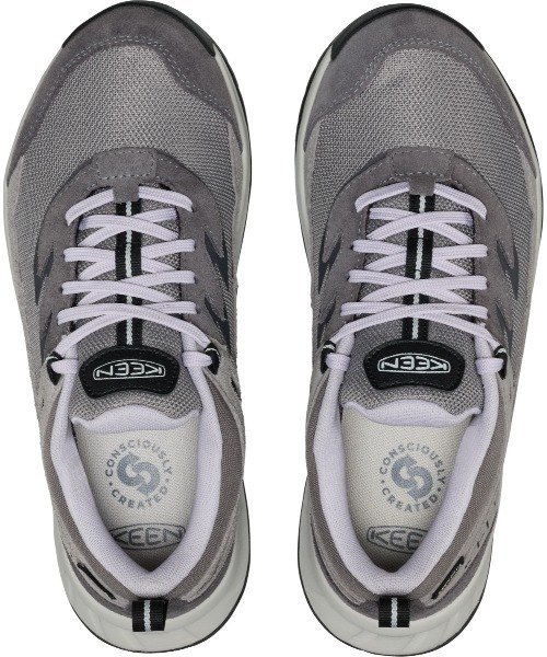 KEEN(キーン)の「【New Color】HIGHTRAIL WP / ハイトレイル ウォータープルーフ / レディース 防水ハイキングシューズ(スニーカー・レディース・グレー・22.5cm/23cm/23.5cm/24cm/24.5cm/25cm/25.5cm/26cm)」の6枚目の写真