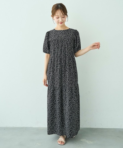 mil(ミル)の「ティアード ワンピース 【588205】(ワンピース・レディース・ブラック系/ライトイエロー/ブラック・XS/S)」の11枚目の写真