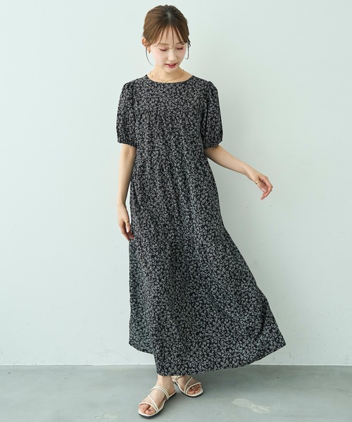 mil(ミル)の「ティアード ワンピース 【588205】(ワンピース・レディース・ブラック系/ライトイエロー/ブラック・XS/S)」の14枚目の写真