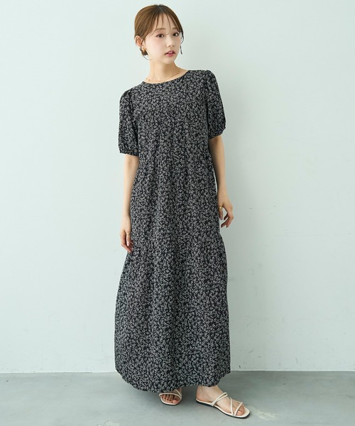 mil(ミル)の「ティアード ワンピース 【588205】(ワンピース・レディース・ブラック系/ライトイエロー/ブラック・XS/S)」の15枚目の写真
