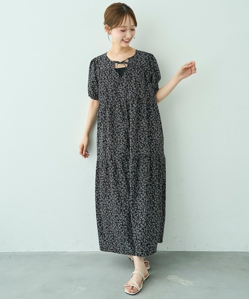 mil(ミル)の「ティアード ワンピース 【588205】(ワンピース・レディース・ブラック系/ライトイエロー/ブラック・XS/S)」の16枚目の写真