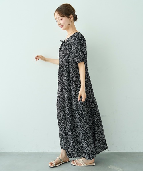 mil(ミル)の「ティアード ワンピース 【588205】(ワンピース・レディース・ブラック系/ライトイエロー/ブラック・XS/S)」の17枚目の写真
