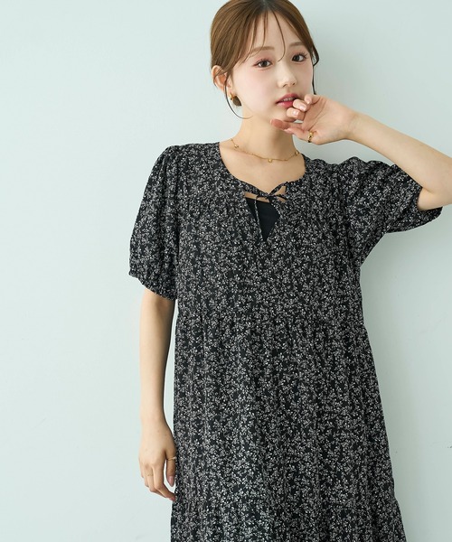 mil(ミル)の「ティアード ワンピース 【588205】(ワンピース・レディース・ブラック系/ライトイエロー/ブラック・XS/S)」の19枚目の写真