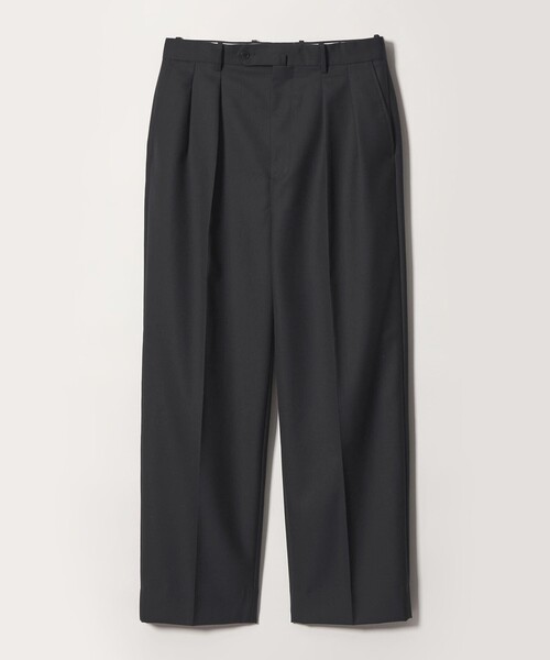 Steven Alan＞ マットピケ イン ツープリーツ ドレス トラウザーズ II