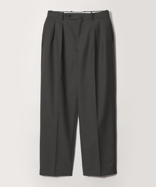 Steven Alan＞ マットピケ イン ツープリーツ ドレス トラウザーズ II