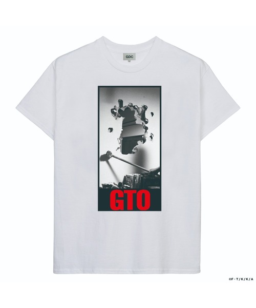 GDC(ジーディーシー)の「【GTO×GDC】BREAK THE WALL Tee(Tシャツ/カットソー・メンズ・ホワイト・SMALL/XX-LARGE/X-LARGE/LARGE/MEDIUM)」の1枚目の写真