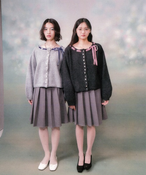 twins(nemne store)(ツインズ)の「twins Uniform Pleated Skirt(スカート・レディース・グレー・フリー)」の17枚目の写真