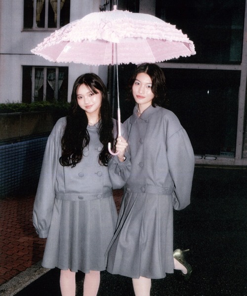 twins(nemne store)(ツインズ)の「twins Uniform Pleated Skirt(スカート・レディース・グレー・フリー)」の5枚目の写真