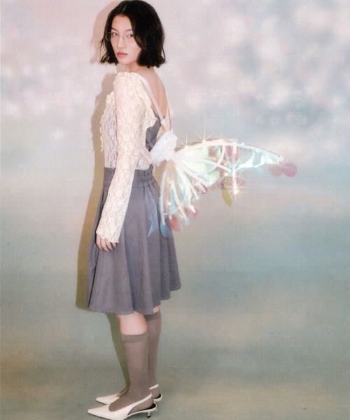 twins(nemne store)(ツインズ)の「twins Uniform Pleated Skirt(スカート・レディース・グレー・フリー)」の9枚目の写真