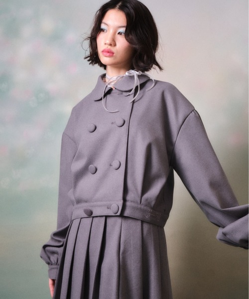 twins(nemne store)(ツインズ)の「twins Uniform Pleated Skirt(スカート・レディース・グレー・フリー)」の8枚目の写真