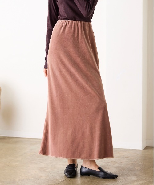 WALANCE（ワランス）の「COTTON VELOUR LONG SKIRT（スカート・レディース・スミクロ・FREE）」の11枚目の写真