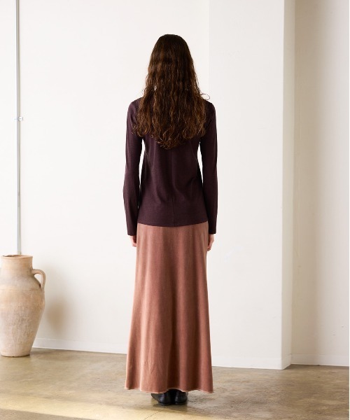 WALANCE（ワランス）の「COTTON VELOUR LONG SKIRT（スカート・レディース・スミクロ・FREE）」の19枚目の写真