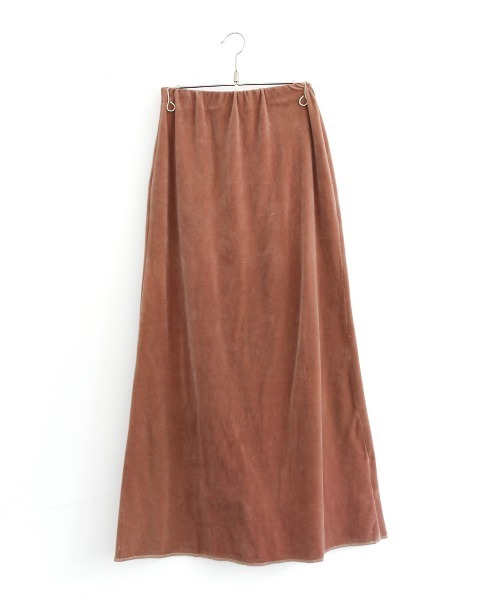 WALANCE（ワランス）の「COTTON VELOUR LONG SKIRT（スカート・レディース・スミクロ・FREE）」の7枚目の写真