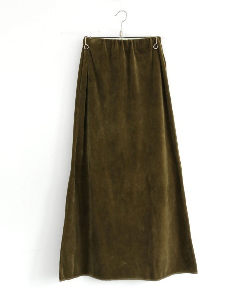 WALANCE（ワランス）の「COTTON VELOUR LONG SKIRT（スカート・レディース・スミクロ・FREE）」の9枚目の写真