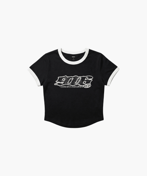 HDEX(エイチデックス)の「クリア916リングクロップショートスリーブ(ブラック)(Tシャツ/カットソー・レディース・ブラック・SMALL/MEDIUM/LARGE)」の2枚目の写真