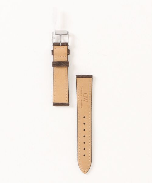 Daniel Wellington（ダニエルウェリントン）の「Canvas Strap 18mm ナイロン（アナログ腕時計・メンズ・ピンクゴールド/ブラック/ブラウン・ONE SIZE）」の5枚目の写真