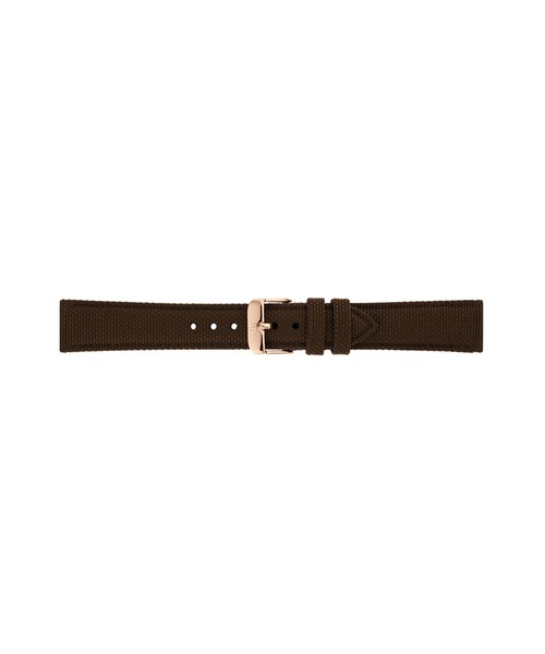 Daniel Wellington（ダニエルウェリントン）の「Canvas Strap 18mm ナイロン（アナログ腕時計・メンズ・ピンクゴールド/ブラック/ブラウン・ONE SIZE）」の3枚目の写真