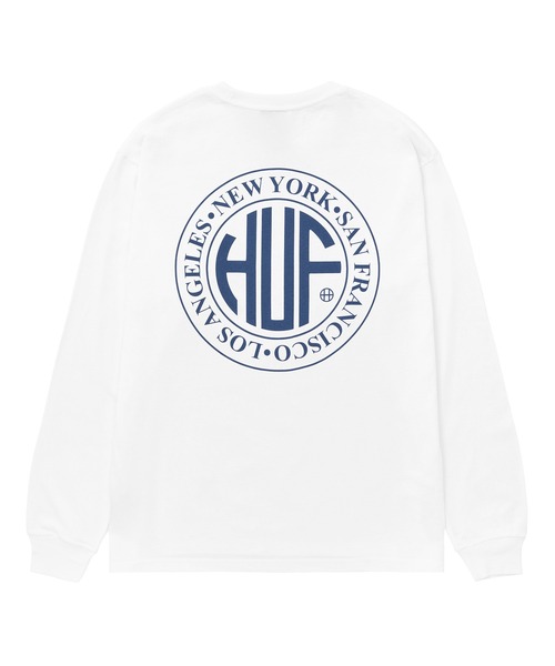 HUF(ハフ)の「REGIONAL LS TEE(Tシャツ/カットソー・メンズ・ブラウン/ホワイト/ブラック・L/M/XL/XXL/XS/S)」の4枚目の写真