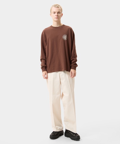 HUF(ハフ)の「REGIONAL LS TEE(Tシャツ/カットソー・メンズ・ブラウン/ホワイト/ブラック・L/M/XL/XXL/XS/S)」の16枚目の写真