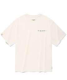 オーバーサイズスモール LGGM 半袖Tシャツ [オフホワイト]