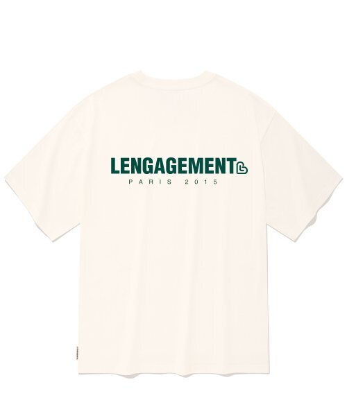 LENGAGEMENT（ランガージュマン）の「オーバーサイズスモール LGGM 半袖Tシャツ [オフホワイト]（Tシャツ/カットソー・レディース・その他・95）」の3枚目の写真