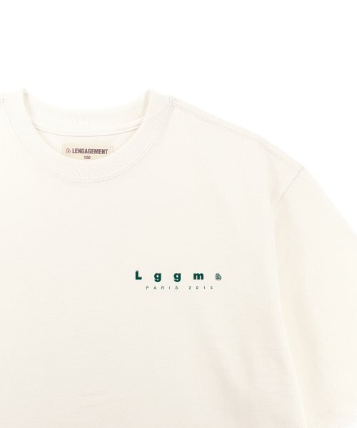 LENGAGEMENT（ランガージュマン）の「オーバーサイズスモール LGGM 半袖Tシャツ [オフホワイト]（Tシャツ/カットソー・レディース・その他・95）」の4枚目の写真