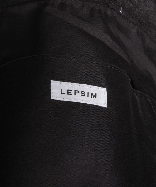 LEPSIM(レプシィム)の「ベロア刺繍巾着トート 1049426(トートバッグ・レディース・ブラック/グレイッシュベージュ・ONE SIZE)」の4枚目の写真