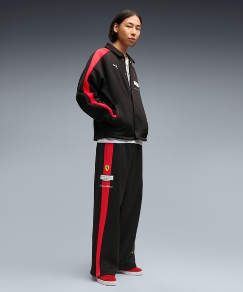 PUMA(プーマ)の「PUMA プーマ メンズ フェラーリ トラックパンツ(その他パンツ・メンズ・ブラック・LARGE/X-SMALL/X-LARGE/MEDIUM/SMALL)」の1枚目の写真
