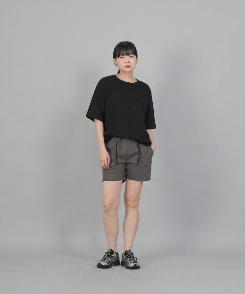 SAINTCREW（セントクルー）の「コットンバンディングショートパンツ CBS-387 ダークグレー（その他パンツ・レディース・その他・フリー）」の4枚目の写真