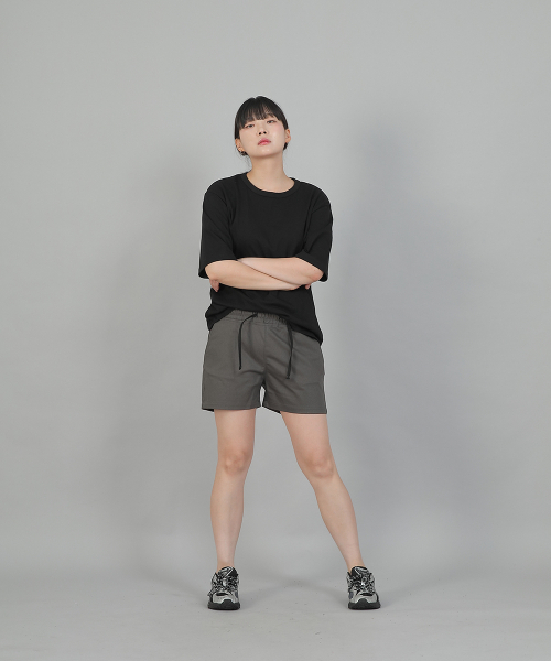 SAINTCREW（セントクルー）の「コットンバンディングショートパンツ CBS-387 ダークグレー（その他パンツ・レディース・その他・フリー）」の7枚目の写真