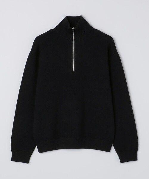 SHIPS(シップス)の「SHIPS:〈洗濯機可能〉ソリッド コットンカシミヤ ハーフジップ(ニット/セーター・メンズ・ブラック/グレー/ベージュ系・SMALL/MEDIUM/LARGE/X-LARGE)」の12枚目の写真