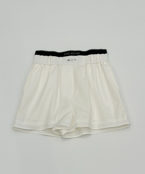 JOSE MOON(ジョゼムーン)の「REPOS LOUNGE SHORT PANTS/リポスラウンジショートパンツ(その他パンツ・レディース・ホワイト/ピンク/サックスブルー/ブルー系その他・FREE)」の2枚目の写真