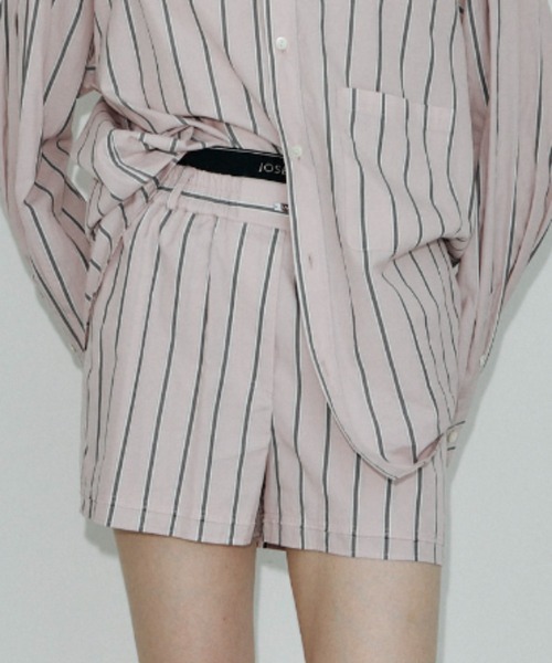 JOSE MOON(ジョゼムーン)の「REPOS LOUNGE SHORT PANTS/リポスラウンジショートパンツ(その他パンツ・レディース・ホワイト/ピンク/サックスブルー/ブルー系その他・FREE)」の1枚目の写真