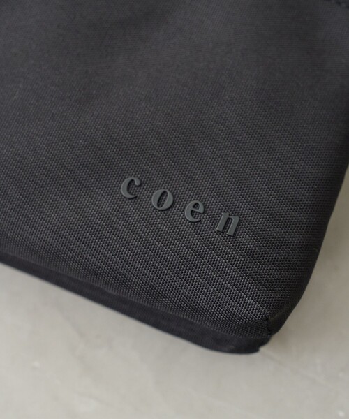 coen(コーエン)の「2つ折りヨコショルダー(ショルダーバッグ・メンズ・ブラック/グレー・FREE)」の10枚目の写真