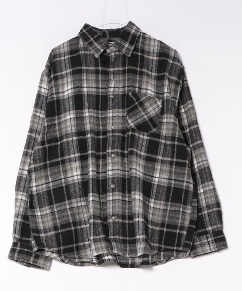 ROUGH TRADE(ラフトレード)の「ヘビーネルチェックシャツ(M1)(シャツ/ブラウス・メンズ・レッド系/ブルー系/ブラック系・MEDIUM/LARGE/X-LARGE)」の7枚目の写真