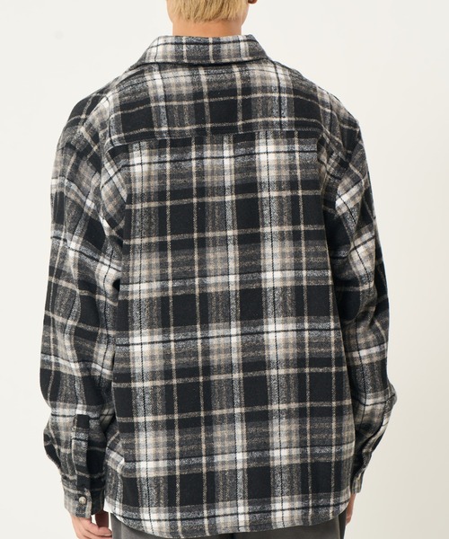 ROUGH TRADE(ラフトレード)の「ヘビーネルチェックシャツ(M1)(シャツ/ブラウス・メンズ・レッド系/ブルー系/ブラック系・MEDIUM/LARGE/X-LARGE)」の6枚目の写真