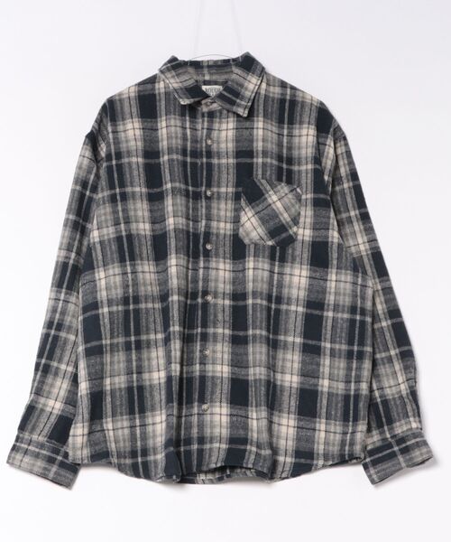 ROUGH TRADE(ラフトレード)の「ヘビーネルチェックシャツ(M1)(シャツ/ブラウス・メンズ・レッド系/ブルー系/ブラック系・MEDIUM/LARGE/X-LARGE)」の10枚目の写真
