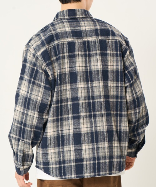 ROUGH TRADE(ラフトレード)の「ヘビーネルチェックシャツ(M1)(シャツ/ブラウス・メンズ・レッド系/ブルー系/ブラック系・MEDIUM/LARGE/X-LARGE)」の9枚目の写真
