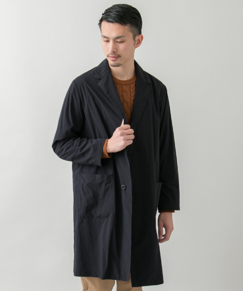 URBAN RESEARCH(アーバンリサーチ)の「UR オーバーチェスターコート(チェスターコート・メンズ・ネイビー/ベージュ・LARGE/MEDIUM)」の1枚目の写真