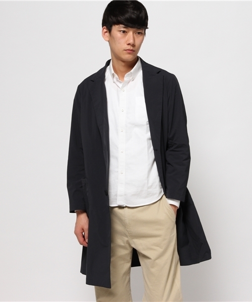 URBAN RESEARCH(アーバンリサーチ)の「UR オーバーチェスターコート(チェスターコート・メンズ・ネイビー/ベージュ・LARGE/MEDIUM)」の5枚目の写真