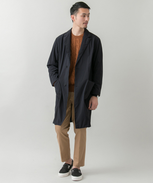 URBAN RESEARCH(アーバンリサーチ)の「UR オーバーチェスターコート(チェスターコート・メンズ・ネイビー/ベージュ・LARGE/MEDIUM)」の11枚目の写真