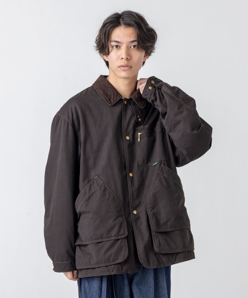 L.L.Bean(エルエルビーン)の「【JAPAN EDITION】ビーンズ・フィールド・コート、インサレーテッド(カバーオール・メンズ・ダークオリーブ/ダークブラウン/ライトベージュ/パープル・LARGE/MEDIUM/SMALL)」の5枚目の写真