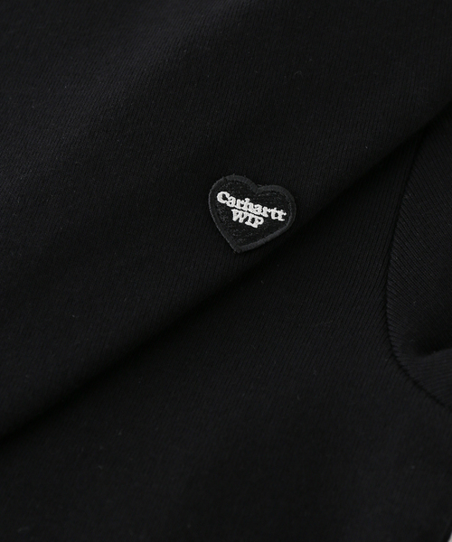 Carhartt WIP(カーハートダブリューアイピー)の「CARHARTT WIP / カーハート ダブリューアイピー W' S/S Small Heart Patch Tee(Tシャツ/カットソー・レディース・ホワイト/ブラック・MEDIUM)」の7枚目の写真