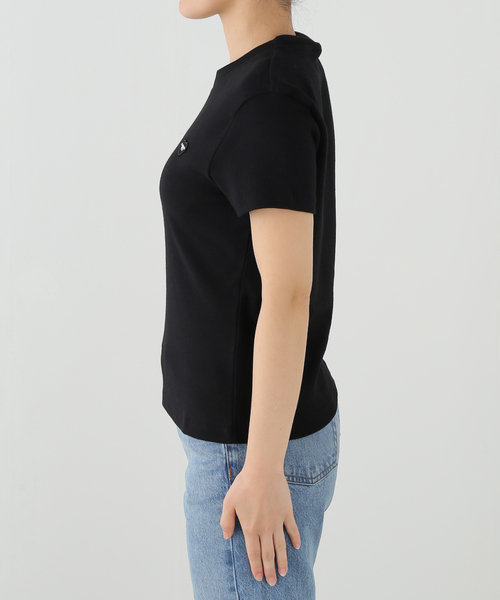 Carhartt WIP(カーハートダブリューアイピー)の「CARHARTT WIP / カーハート ダブリューアイピー W' S/S Small Heart Patch Tee(Tシャツ/カットソー・レディース・ホワイト/ブラック・MEDIUM)」の10枚目の写真