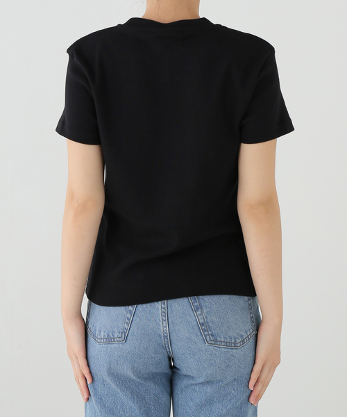 Carhartt WIP(カーハートダブリューアイピー)の「CARHARTT WIP / カーハート ダブリューアイピー W' S/S Small Heart Patch Tee(Tシャツ/カットソー・レディース・ホワイト/ブラック・MEDIUM)」の11枚目の写真