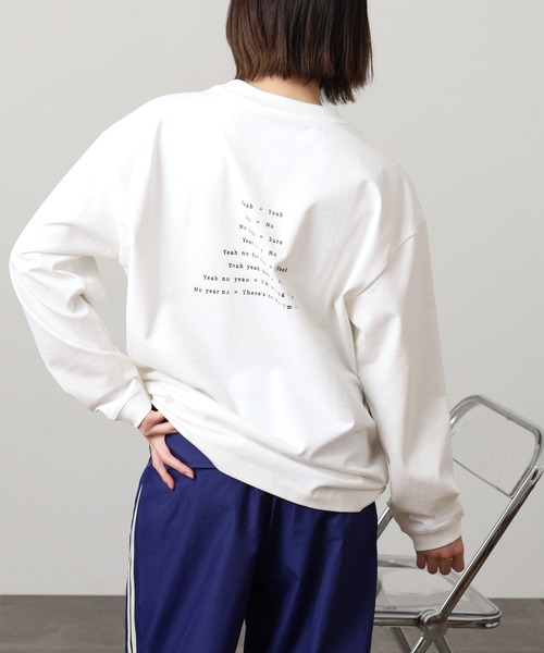 FUNALIVE(ファンアライブ)の「ABETTOR 高密度天竺チビロゴLS/T 長袖 ※数量限定(Tシャツ/カットソー・メンズ・ブラック/アイボリー・M/L/XL)」の9枚目の写真